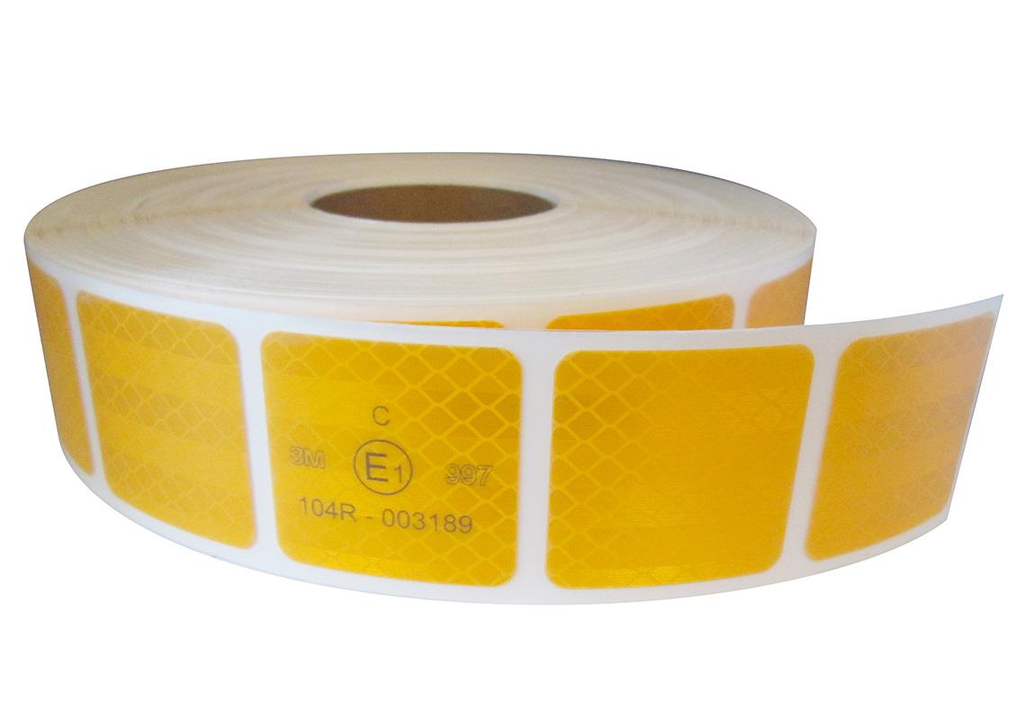 YELLOW DISCONTINUOUS REFLECTIVE TAPE 3M